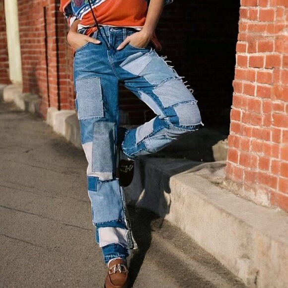 Free People We the Free Bare With Me Jeans - Picture 1 of 14